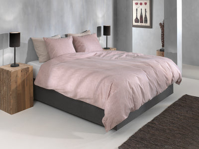 Zohome Dekbedovertrek Flanella di Lino Shell-Nude