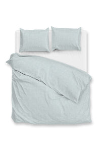 Zohome Dekbedovertrek Flanella di Lino Mint-Green