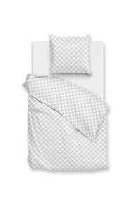 Zohome Dekbedovertrek Linea di Satinado White