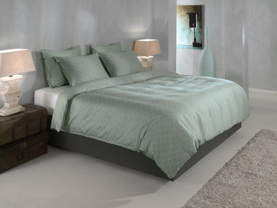 Zohome Dekbedovertrek Linea di Satinado Foam-Green