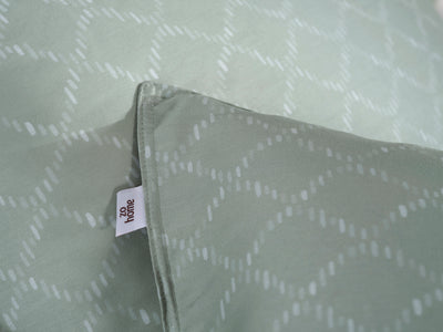 Zohome Dekbedovertrek Linea di Satinado Foam-Green