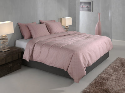 Zohome Dekbedovertrek Linea di Satinado Shady-Pink