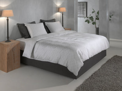 Zohome Dekbedovertrek Linea di Satinado Ash-Grey