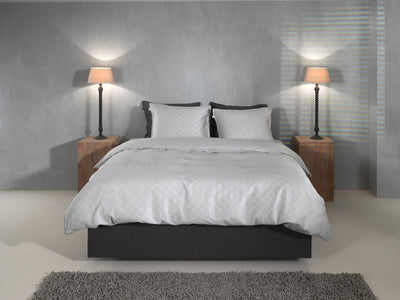 Zohome Dekbedovertrek Linea di Satinado Ash-Grey