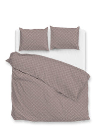 Zohome Dekbedovertrek Linea di Satinado Purple-Dove