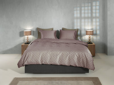 Zohome Dekbedovertrek Linea di Satinado Purple-Dove