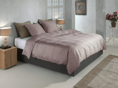 Zohome Dekbedovertrek Linea di Satinado Purple-Dove