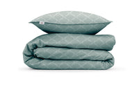 Zohome Dekbedovertrek Linea di Satinado Drizzle-Green