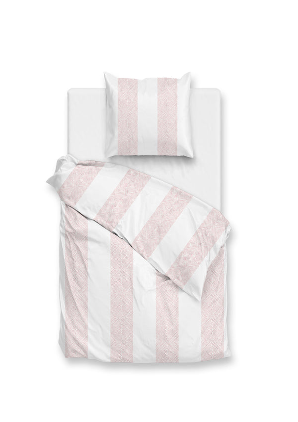 Zohome Dekbedovertrek Tratti di Satinado Shady-Pink