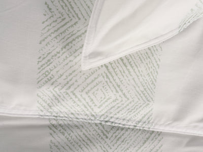 Zohome Dekbedovertrek Tratti di Satinado Foam-Green