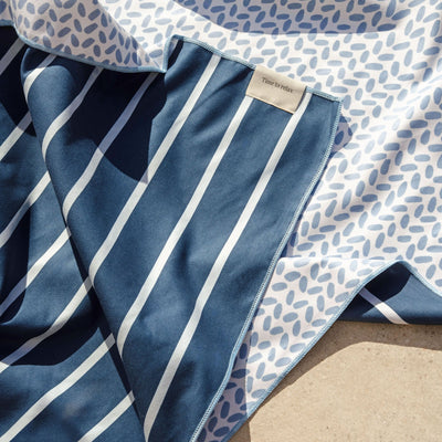 Walra Strandlaken Crazy Crinkels Blauw