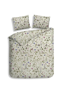 Heckett & Lane Dekbedovertrek Harper Pistachio-Green