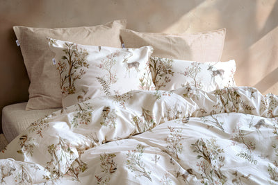 Zohome Dekbedovertrek Hazel Off-white