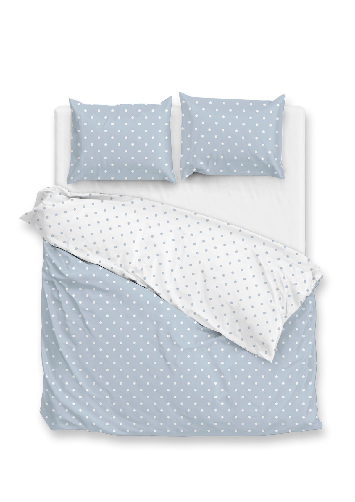 Zohome Dekbedovertrek Punta di Cotone Powder-Blue