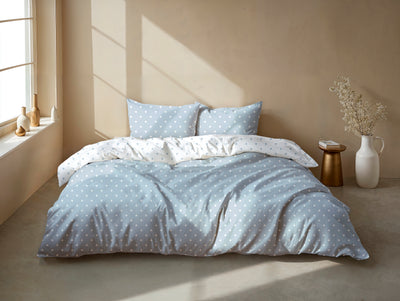 Zohome Dekbedovertrek Punta di Cotone Powder-Blue
