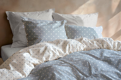 Zohome Dekbedovertrek Punta di Cotone Powder-Blue