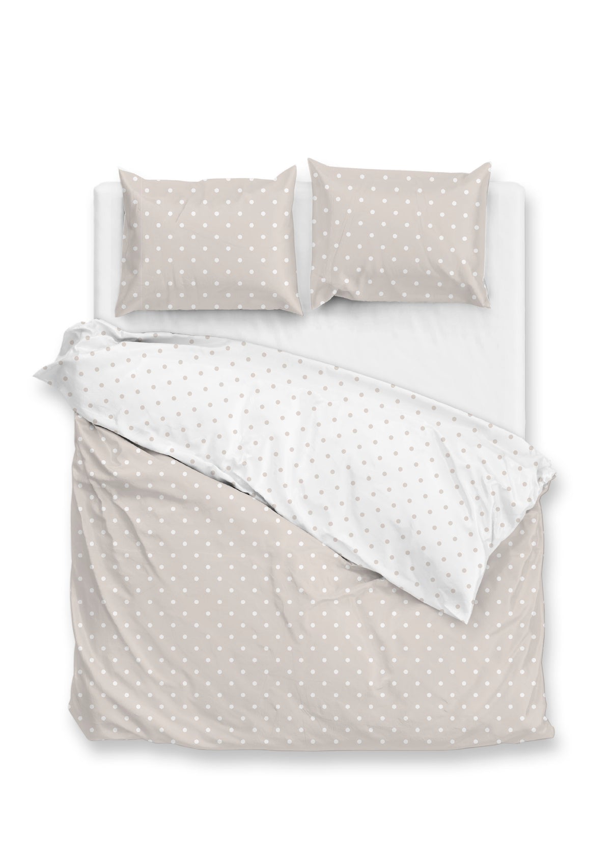 Zohome Dekbedovertrek Punta di Cotone Warm-Sand