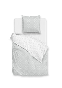 Zohome Dekbedovertrek Punta di Cotone Stoney-Grey