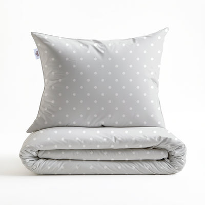 Zohome Dekbedovertrek Punta di Cotone Stoney-Grey