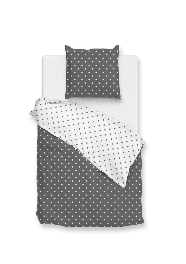 Zohome Dekbedovertrek Punta di Cotone Pewter-Grey