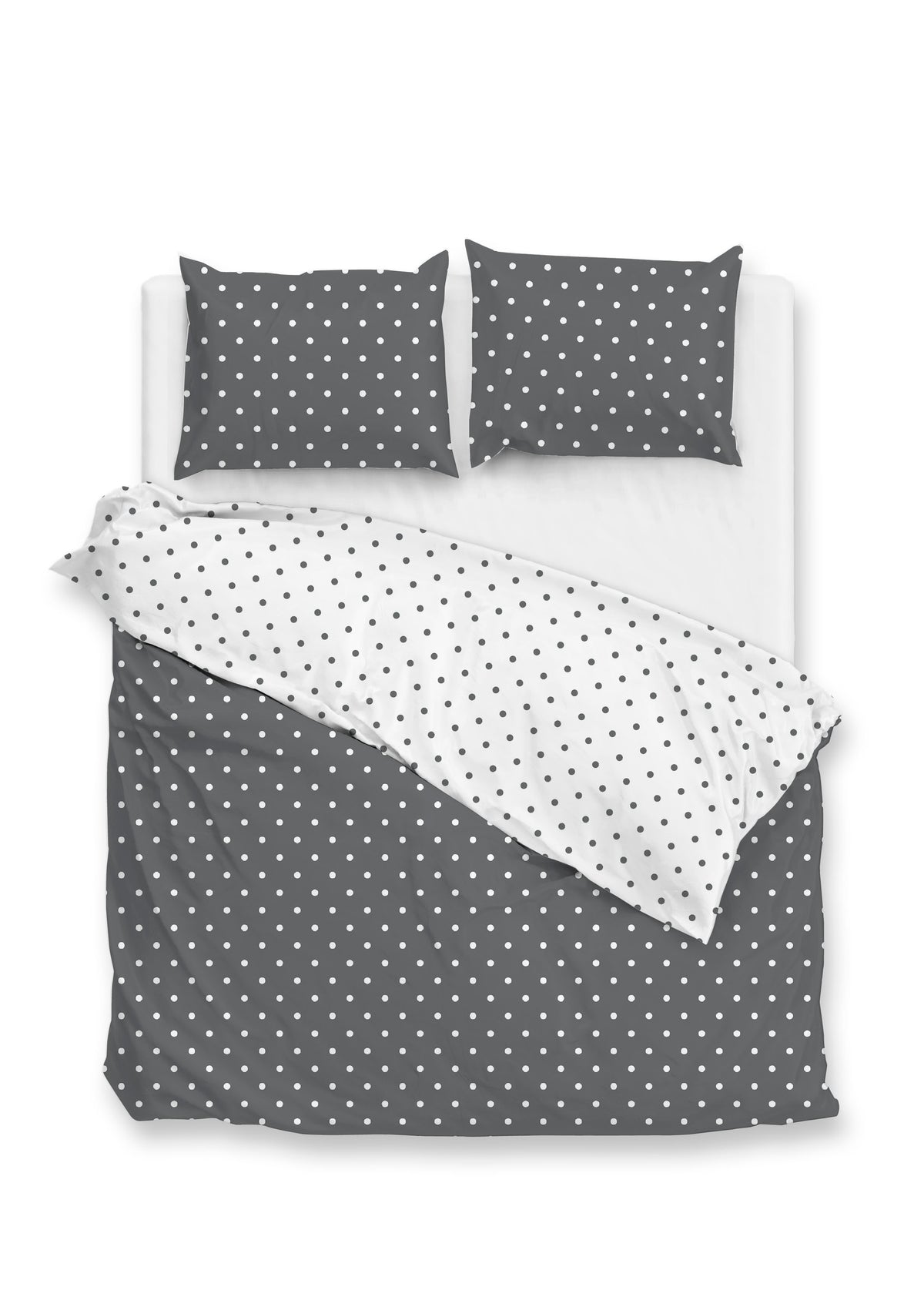 Zohome Dekbedovertrek Punta di Cotone Pewter-Grey