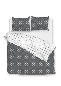 Zohome Dekbedovertrek Punta di Cotone Pewter-Grey