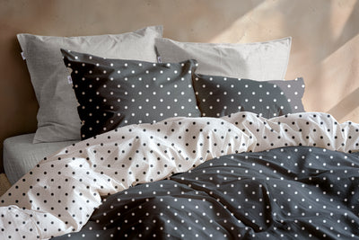 Zohome Dekbedovertrek Punta di Cotone Pewter-Grey