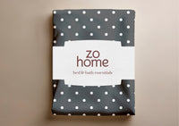 Zohome Dekbedovertrek Punta di Cotone Pewter-Grey