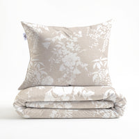 Zohome Dekbedovertrek Ibisco di Lino Sandy-Beige