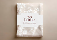 Zohome Dekbedovertrek Ibisco di Lino Sandy-Beige