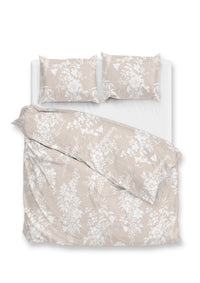 Zohome Dekbedovertrek Ibisco di Lino Sandy-Beige