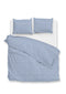 Zo!Home Dekbedovertrek Striscia di Lino Denim