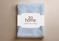 Zohome Dekbedovertrek Striscia di Lino Denim