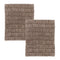 Seahorse Badmat Metro - 50x60 cm - Cement - Set van 2