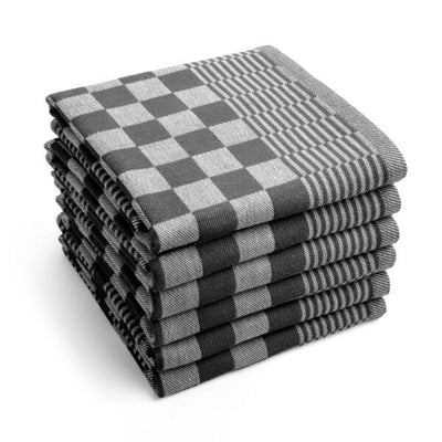 Byrklund Theedoek Clean Tidy Zwart 50x70 cm