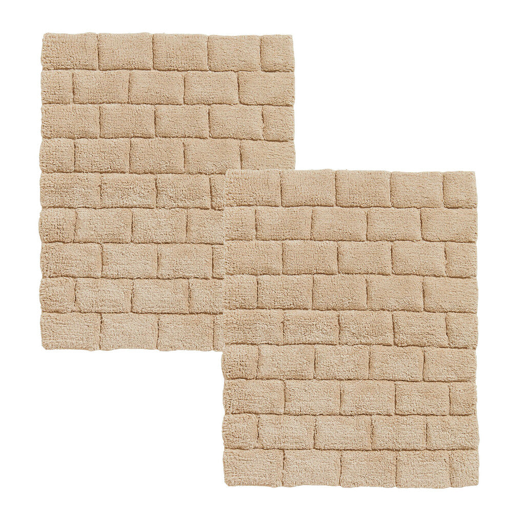 Seahorse Badmat Metro Naturel Set van 2