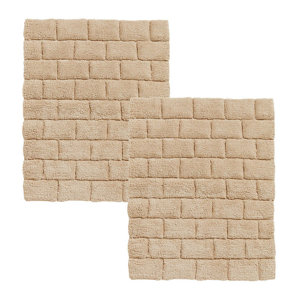 Seahorse Badmat Metro Naturel Set van 2