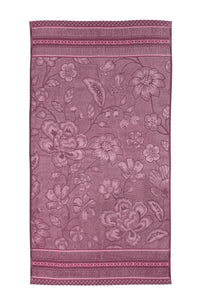Pip Studio Handdoek Jasmin Jacquard Licht roze