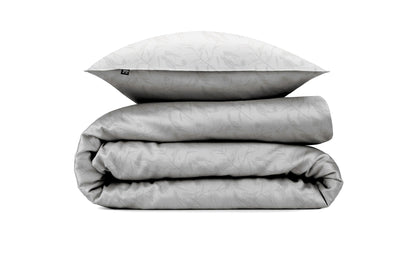 Zohome Dekbedovertrek Fiori di Satinado Ash-Grey