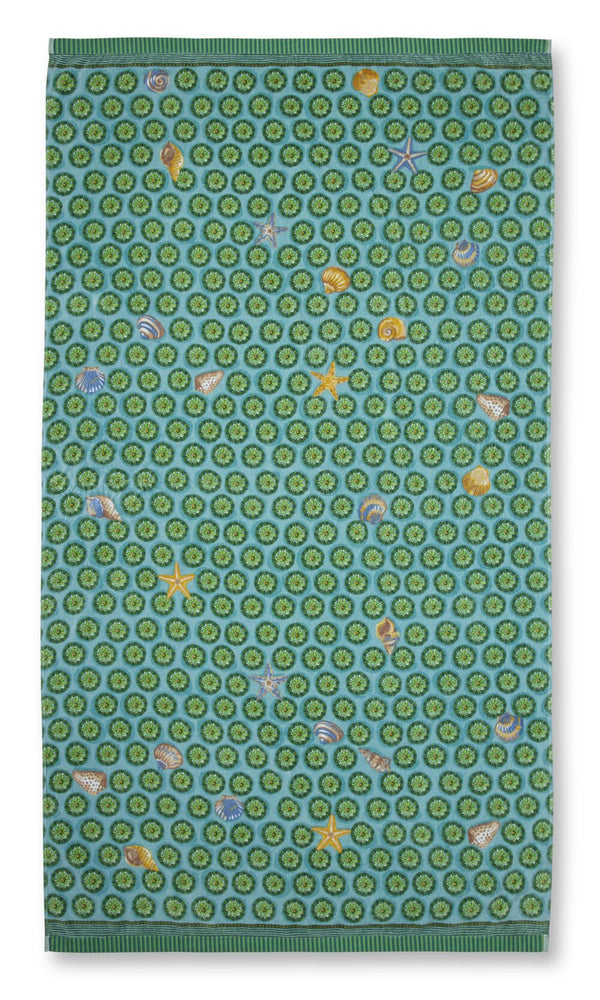 Pip Studio Strandlaken Sea Dots Beachtowel Green