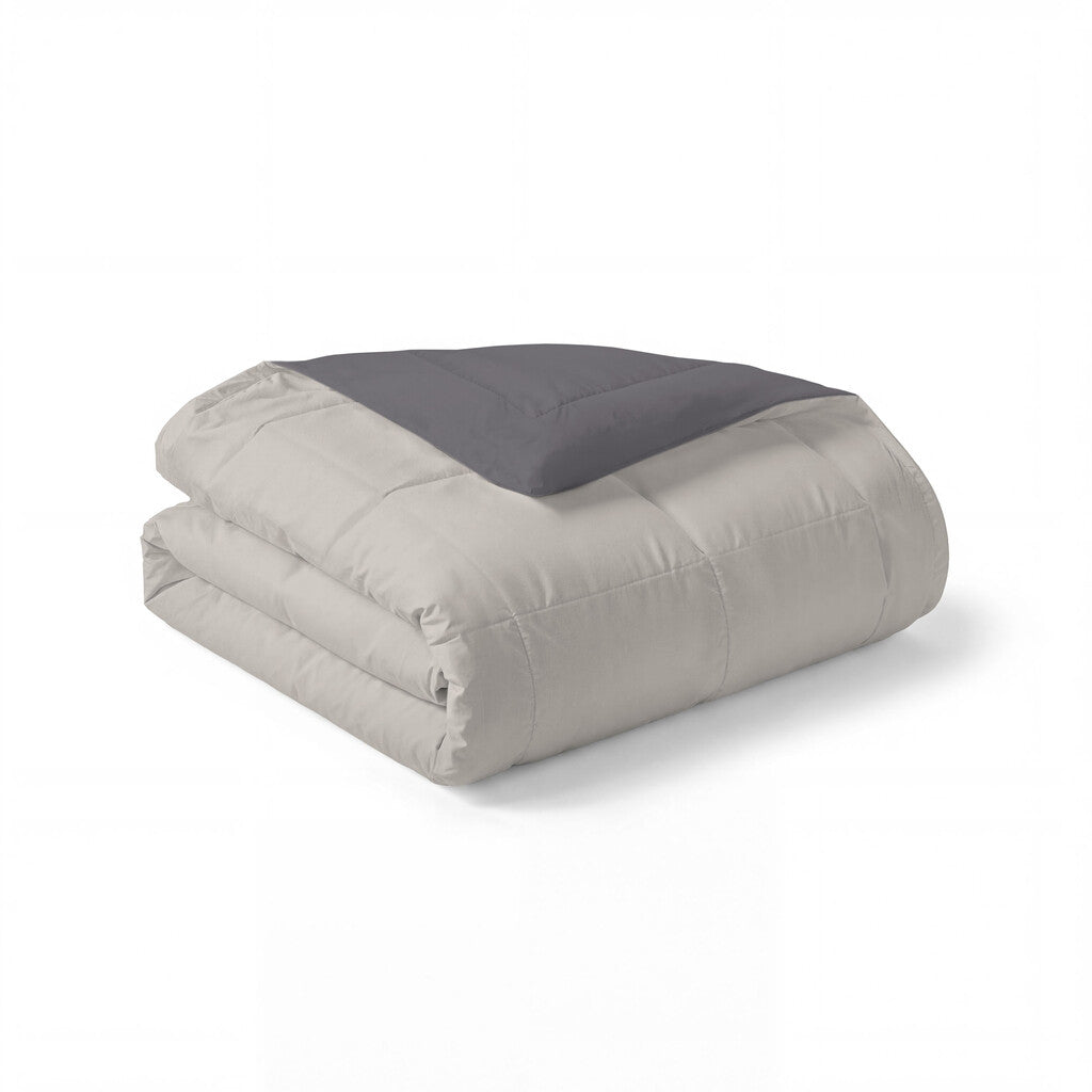 Byrklund Dekbed Wash & Rest Zand / Antraciet
