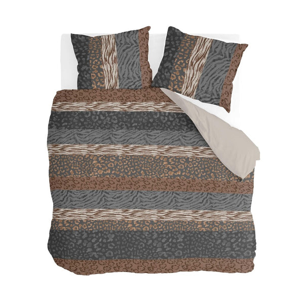 Byrklund Dekbedovertrek Animal Stripes Beige