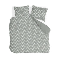 Byrklund Dekbedovertrek Arc Fusion Groen / Wit
