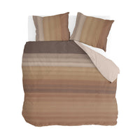 Byrklund Dekbedovertrek Crossing Stripes Brown