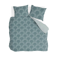 Byrklund Dekbedovertrek Curved Space Green