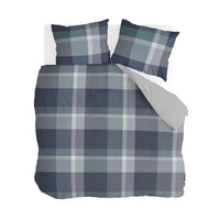 Byrklund Dekbedovertrek Preppy Squares Blue