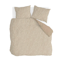 Byrklund Dekbedovertrek Sandy Lines Beige