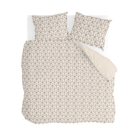 Byrklund Dekbedovertrek Sharp Angles Beige