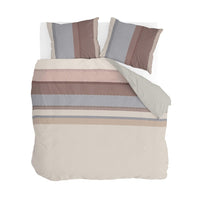 Byrklund Dekbedovertrek Striped Chic Taupe