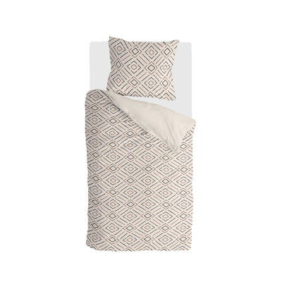 Byrklund Dekbedovertrek Vivid Lines Beige